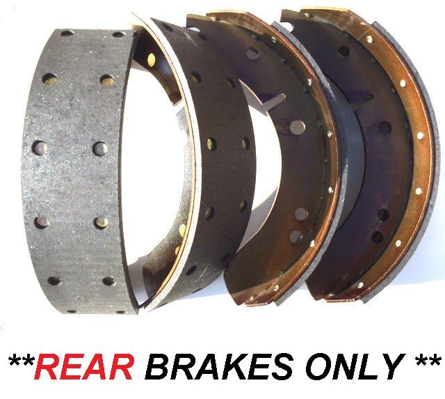 REAR BRAKE SHOES SET (Humber Hawk {Ser. 1 & 1a}) (1957- Oct 60 Only) 