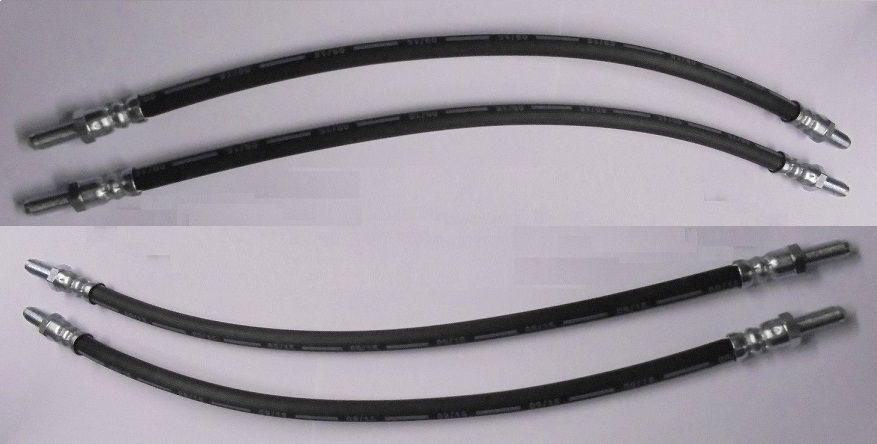 FRONT BRAKE HOSES x4 (Rolls Royce Camargue) (1975- 79 Only) 