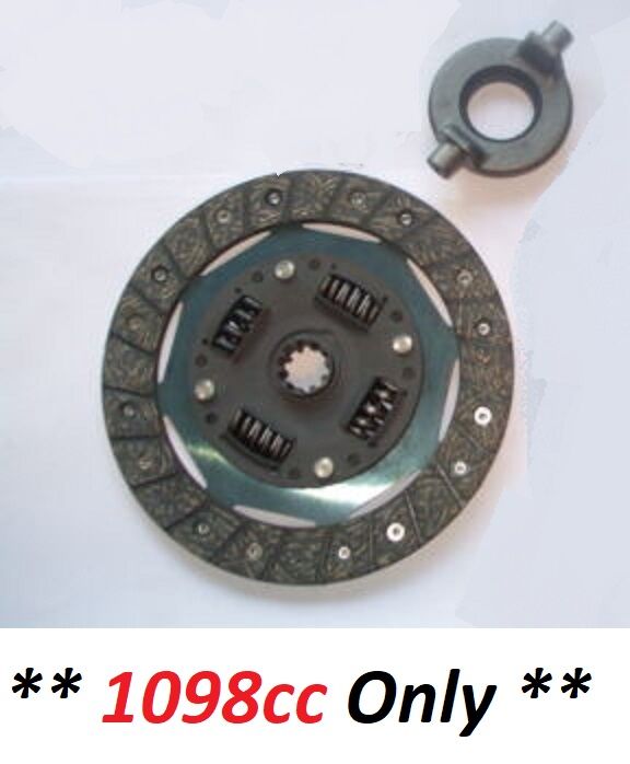 CLUTCH PLATE & RELEASE BEARING (Austin A35) (Van 1098cc) (7.25") (**From Oct 62- 68**)  