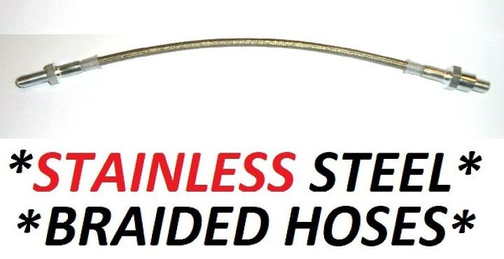 CLUTCH HOSE PIPE (*STAINLESS STEEL BRAIDED*) x1 (MGC) (3.0 Litre) (1967- 69) 