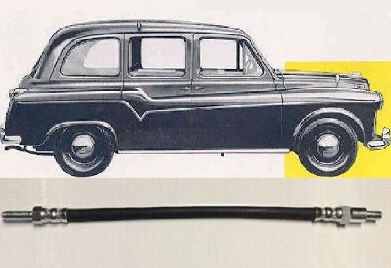 REAR BRAKE HOSE x1 (Austin Taxi FL2 & FX4) (1959- 89)  