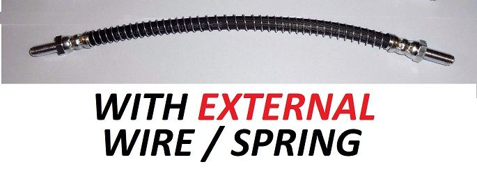 REAR BRAKE HOSE x1 (Morris Marina & Ital) (1971- 84) 