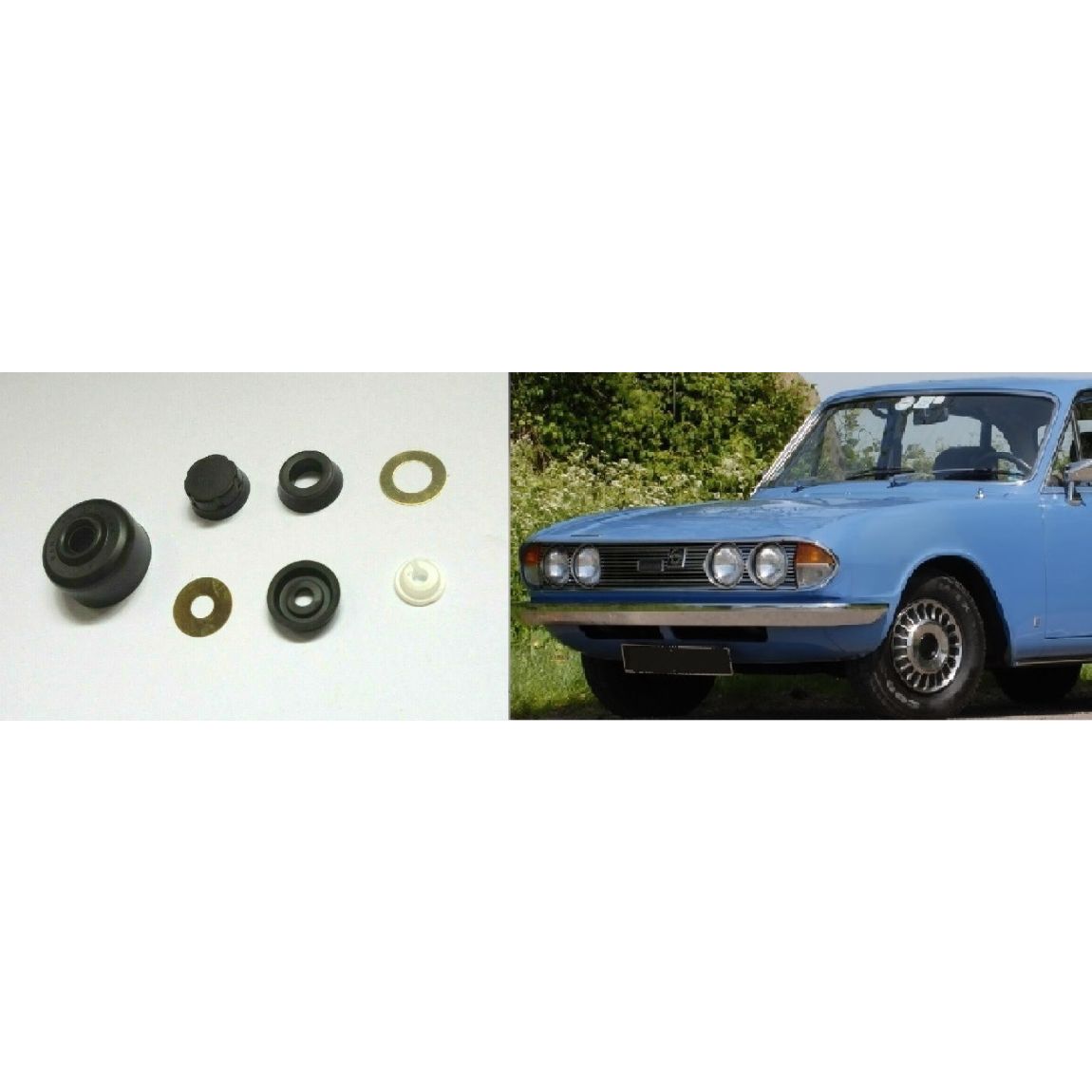 CLUTCH MASTER CYLINDER REPAIR SEALS KIT (Triumph 2000 & 2.5 Saloon) (1963- 77)  