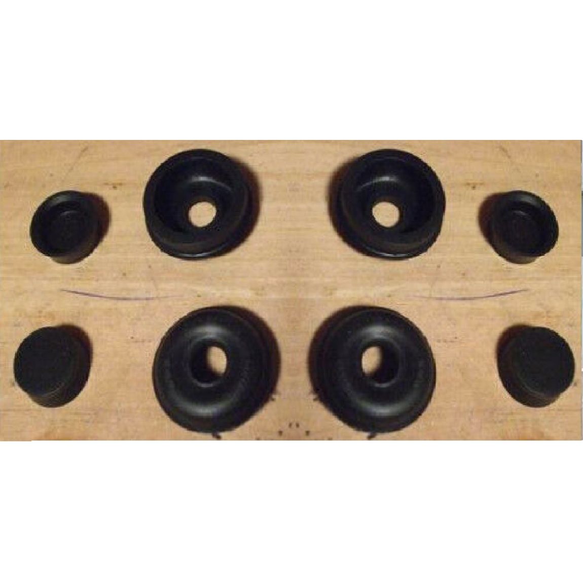 REAR BRAKE WHEEL CYLINDER REPAIR SEALS KITS x2 (Aston Martin DB Mk3) (1958- 59) 