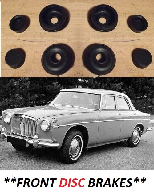 REAR BRAKE WHEEL CYLINDER REPAIR SEALS KITS x2 (Rover P5) (3.0 Litre) (**With Front Discs **) (Sep 1959- Aug 67 Only) 