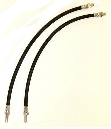 FRONT BRAKE HOSES x2 (AC Ace Aceca Greyhound & Defiant) (1953- 63)   
