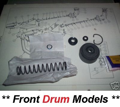 BRAKE MASTER CYLINDER REPAIR SEALS KIT (Vauxhall Viva HA) (**Front Drums**) (1963- Sep 66)  