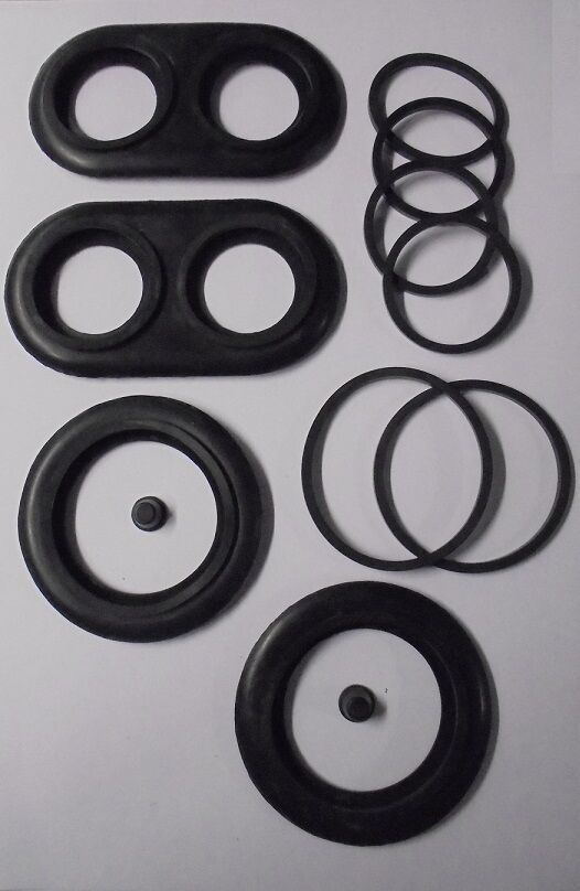 FRONT BRAKE CALIPER REPAIR SEALS KITS x2 (Jaguar E Type) (Ser. 2 Only) (1968- 71)