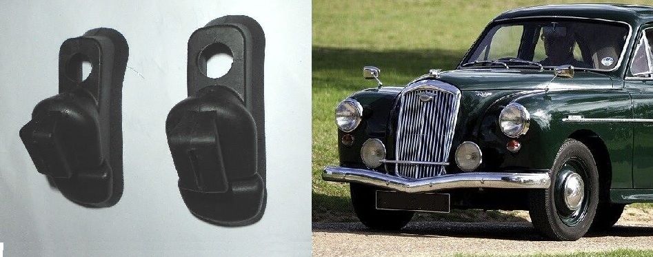 REAR WHEEL CYLINDER GAITERS x2 (Wolseley 4/44) (1953- 56) 