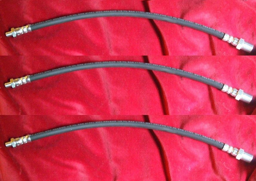 FRONT & REAR BRAKE HOSES x3 (Morris LD LD1 LD01 LD2 LD4 LDM20) (1952- 68) 