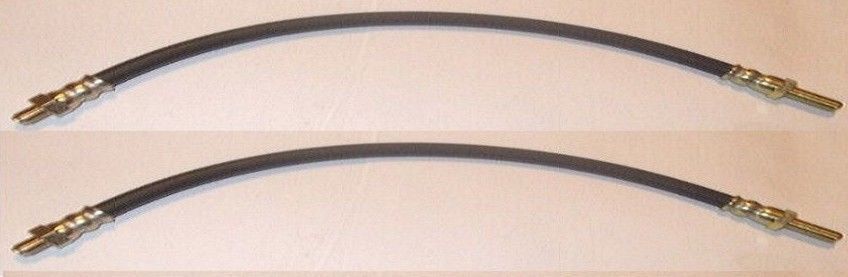FRONT BRAKE HOSES x2 (Aston Martin DB5 DB6 DBS) (*Excluding V8*)  (1963- 72)