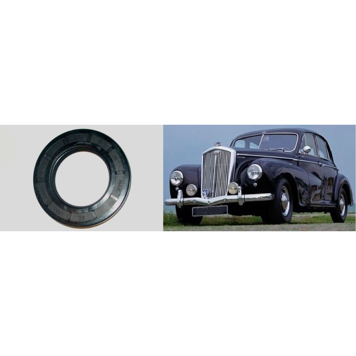 FRONT DIFFERENTIAL AXLE PINION OIL SEAL x1 (Wolseley 6/80) (1948- 54) 