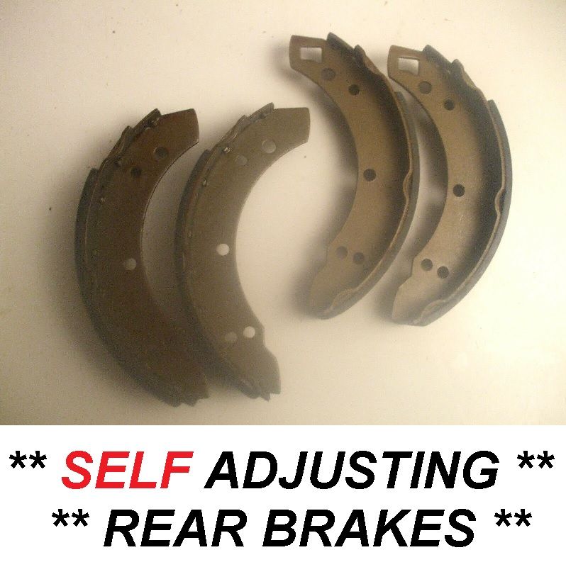 REAR BRAKE SHOES SET (Triumph GT6 Mk3) (** Self Adjusting Brakes **) (From 1972- 74) 