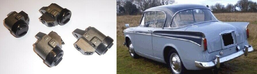FRONT BRAKE WHEEL CYLINDERS x4 (Sunbeam Rapier) (Ser. 1,2) (1955- 59) 