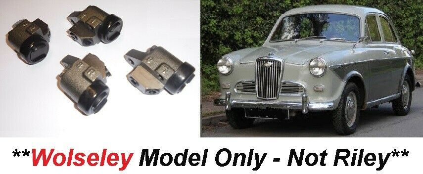 FRONT BRAKE WHEEL CYLINDERS x4 (Wolseley 1500 Saloon) (** Not Riley **) (1958- 65) 