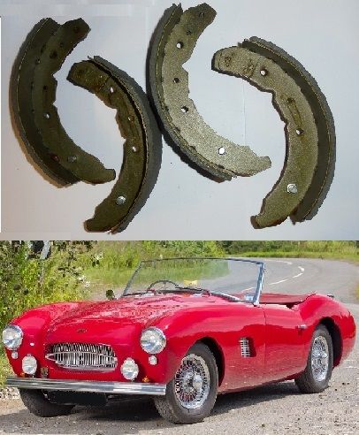 FRONT BRAKE SHOES SET (Allard Palm Beach) (Z & C Models) (From 1953- 58) 