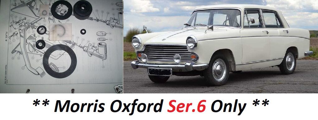 BRAKE MASTER CYLINDER REPAIR SEALS KIT (Morris Oxford) (Ser.6) (From 1961- 71) 