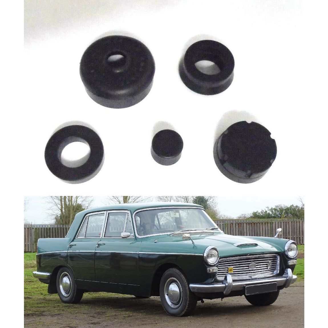 BRAKE MASTER CYLINDER REPAIR SEALS KIT (Austin A99 A110 Westminster) (1959- 68) 