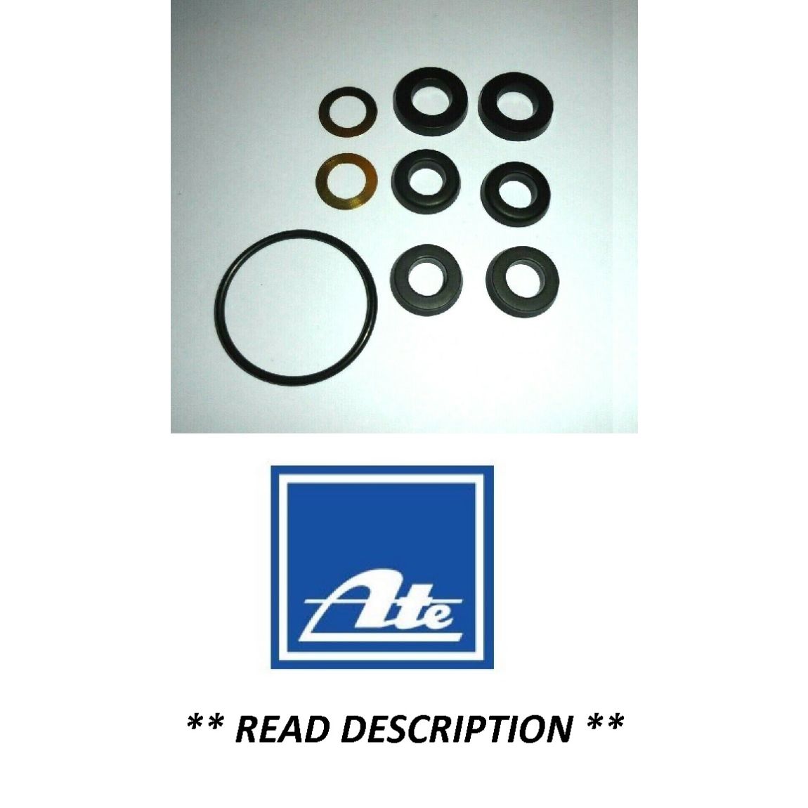 BRAKE MASTER CYLINDER REPAIR SEALS KIT (Ford Capri Mk1) (+Servo) (**ATE Brakes**) (1970- 74) 