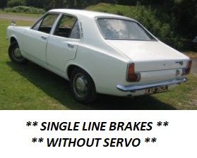BRAKE MASTER CYLINDER REPAIR SEALS KIT (Hillman Avenger) (No Servo) (** 1970- Sep 76 Only **) 