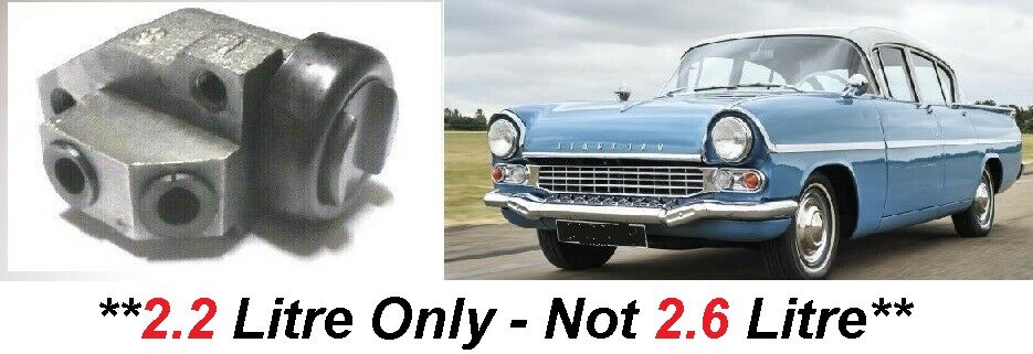 FRONT BRAKE WHEEL CYLINDER x1 (Vauxhall Velox PA) (**2.2 Litre Only**) (** LEFT SIDE **) (**1957- 60 Only**)  