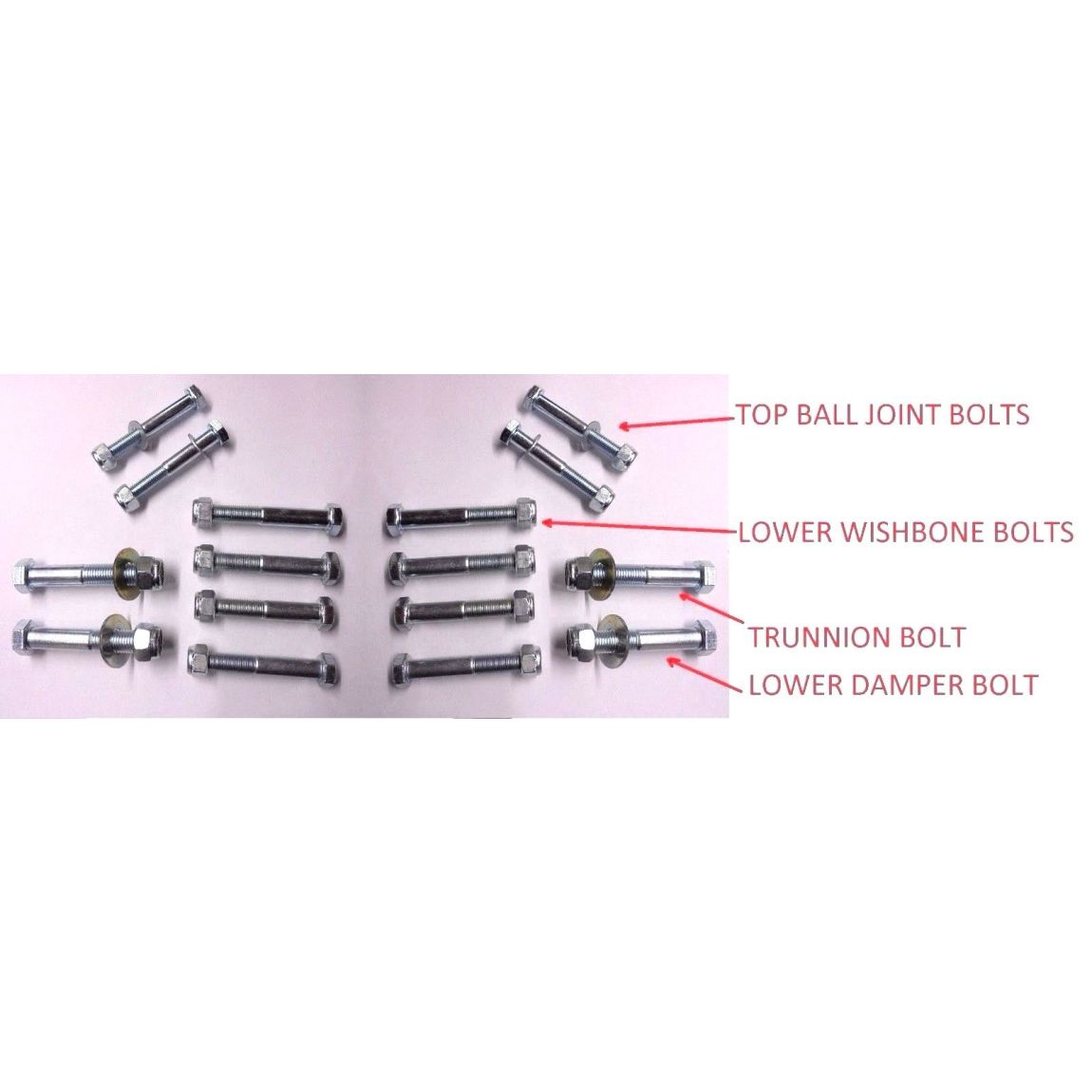 FRONT SUSPENSION BOLT KIT (Triumph Herald & Vitesse) (1959 -71) 