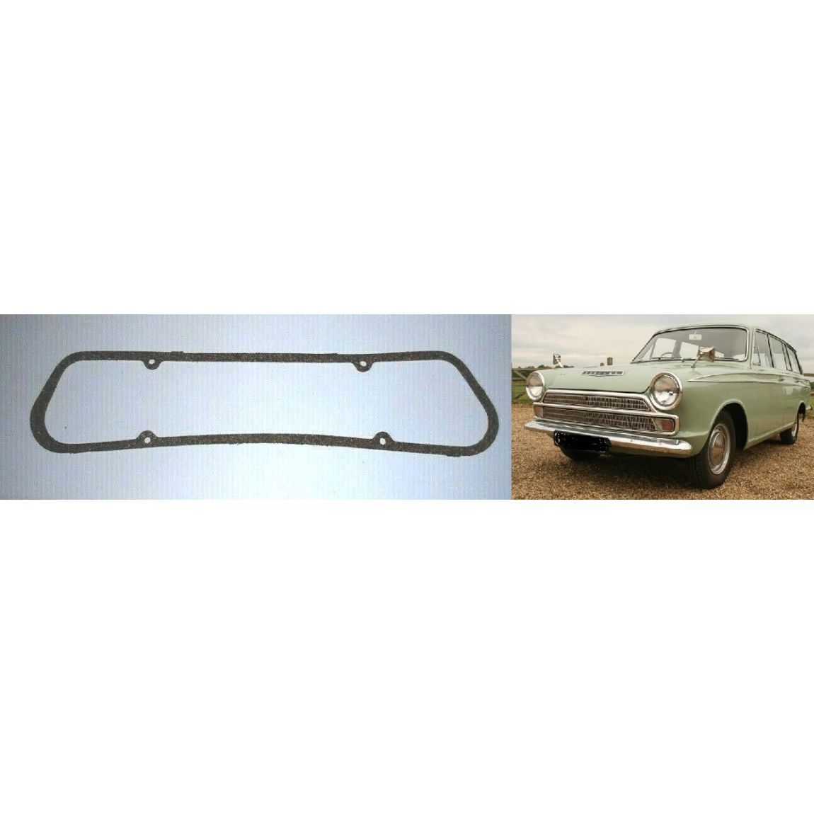 ROCKER GASKET (Ford Cortina Mk1) (1200, 1500 & 1500GT) (1962- 66)   