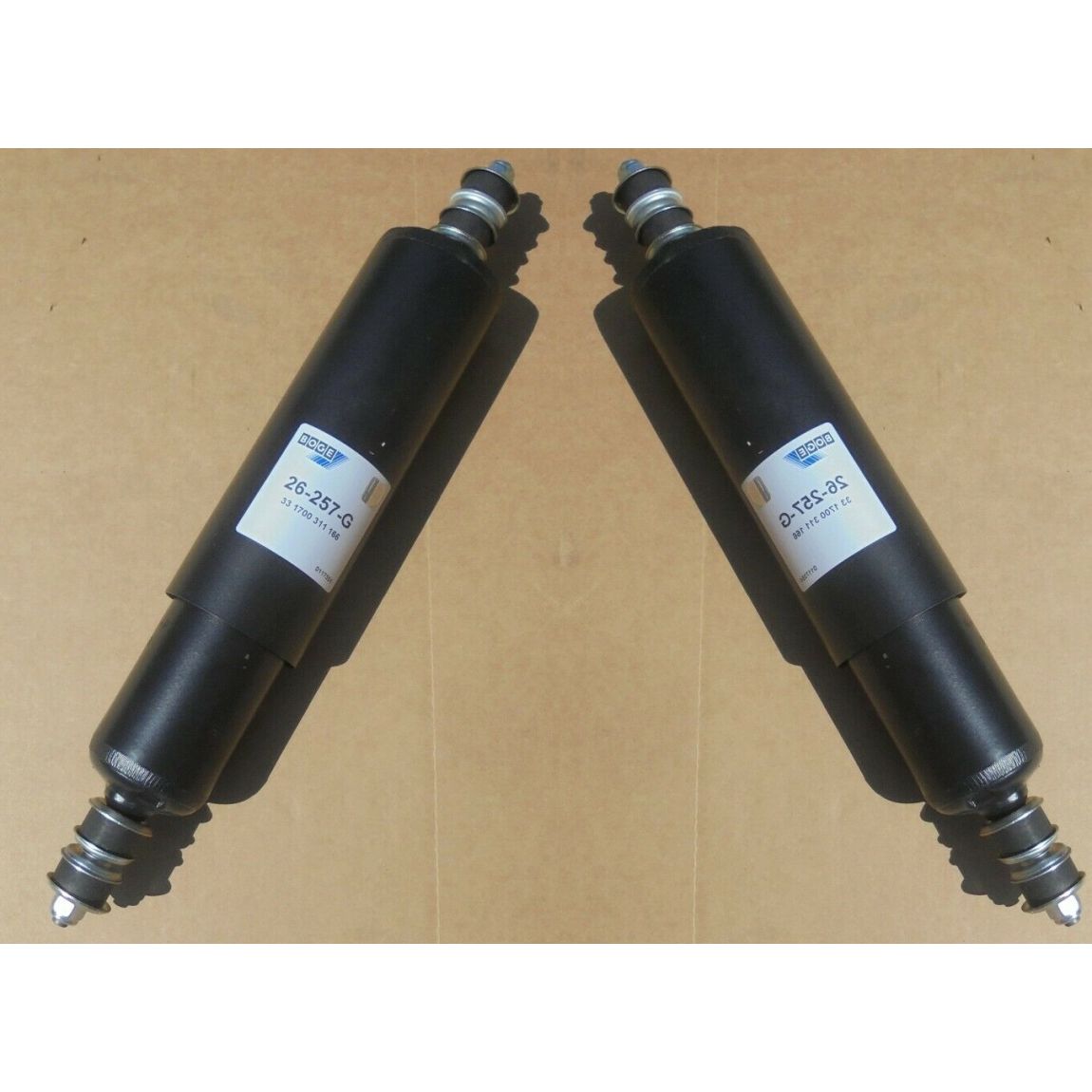 ** REAR SHOCK ABSORBERS DAMPERS x2 (Daimler V8 Saloon) (1962- 68)