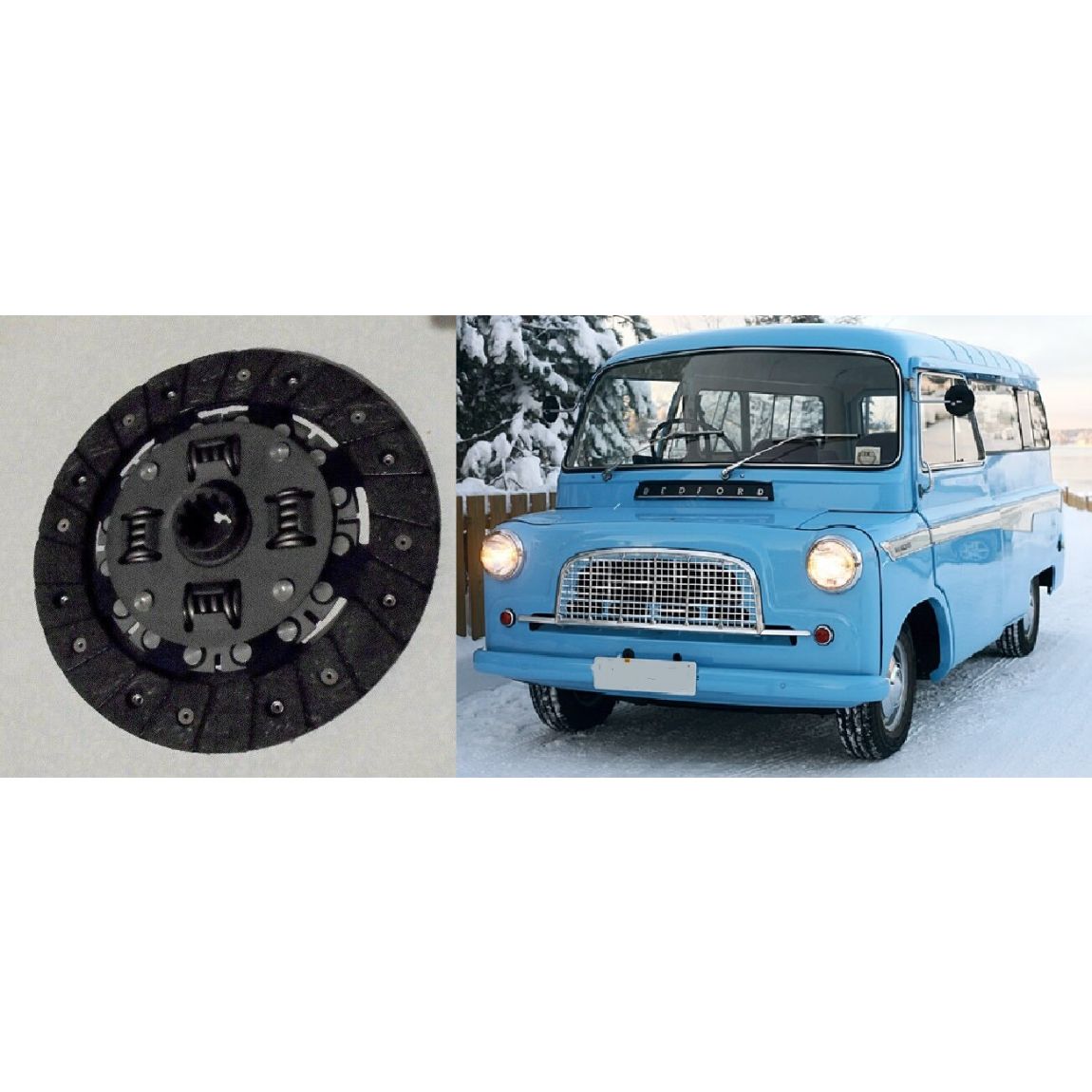 CLUTCH PLATE ONLY (Bedford CA Van) (1594cc Petrol) (From 1964- 69) 