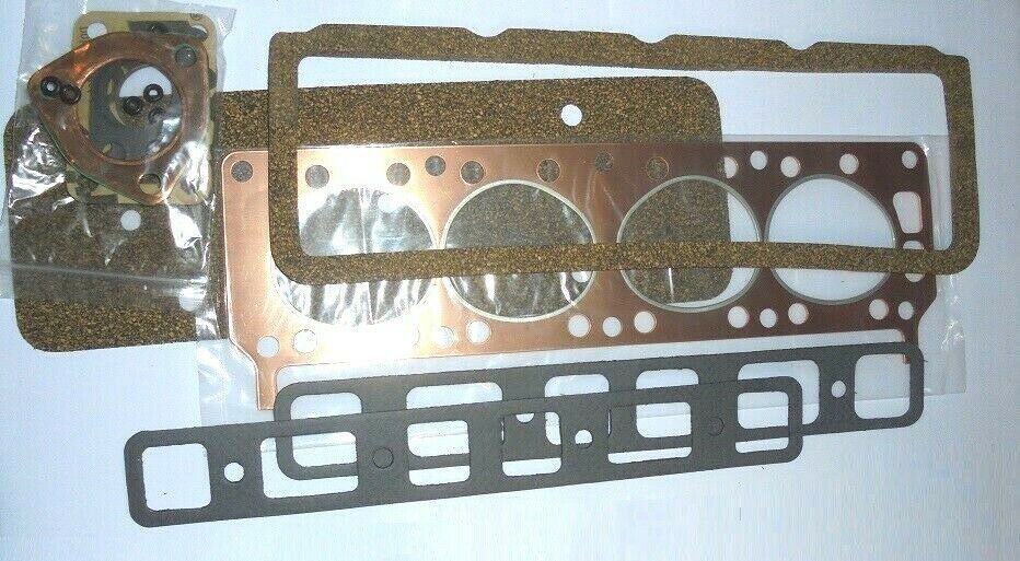 HEAD GASKET SET (MG TD Late & TF 1250cc) (Round Water Holes) (1953- 54) (** Eng. No/ 22,735 Onwards **)  