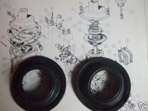 CARB DIAPHRAMS x2 (Triumph TR8) (1978- 81) 