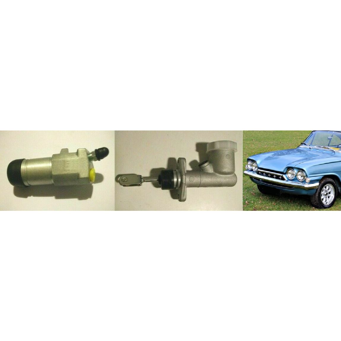CLUTCH MASTER CYLINDER & SLAVE CYLINDER (Ford Capri Consul Capri Classic) (109e & 116e) (1961- 64)   