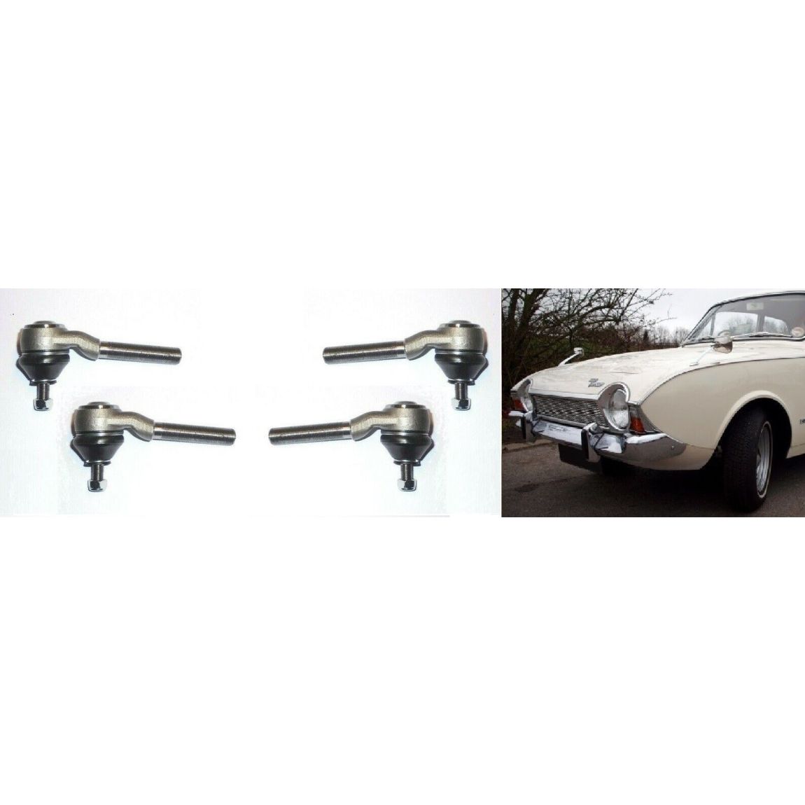 TRACK ROD ENDS SET x4 (Ford Corsair) (1963- 70) 