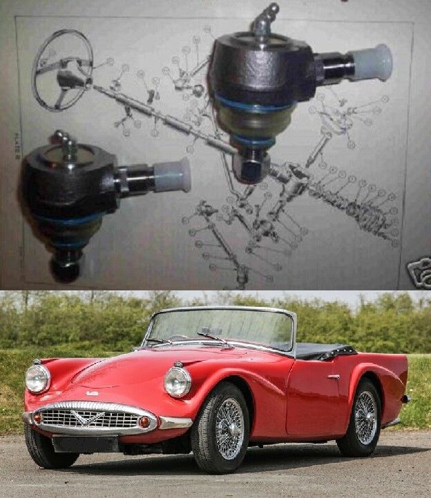 TOP BALL JOINTS x2 (Daimler Dart SP250) (1959- 64)