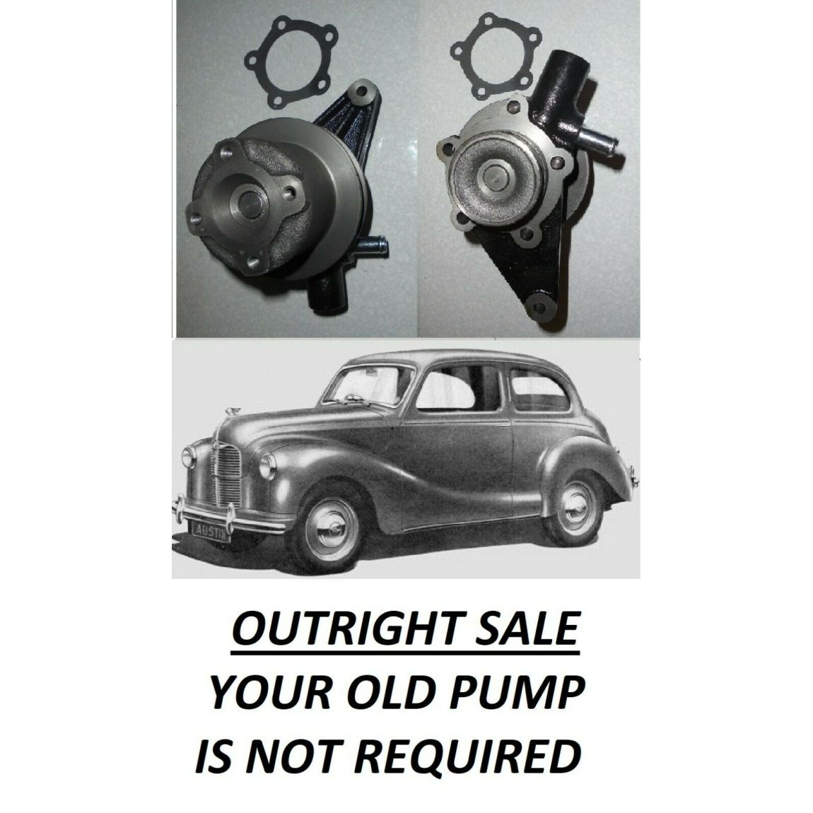WATER PUMP (Austin A40 Devon) (1200cc) (1947- 52) 
