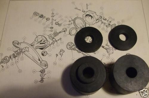 FRONT DIFFERENTIAL MOUNTS x4 (Triumph Spitfire & GT6) (1962- 81)