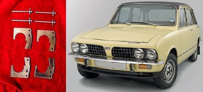 FRONT BRAKE PAD FITTING KIT - PINS & SHIMS (Triumph Dolomite) (1300, 1500, 1850 & Sprint) (1971- 80)  