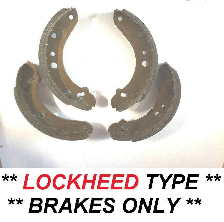 REAR BRAKE SHOES SET (Ford Escort Mk1) (RS1600 & Mexico 1.6) (** LOCKHEED BRAKES **) (1973- 75) 
