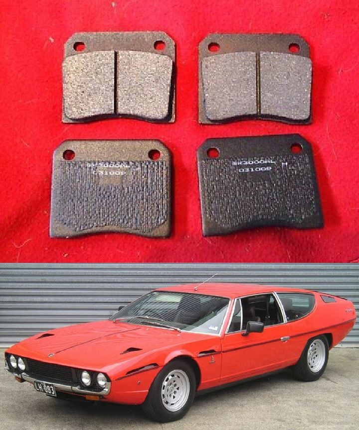 REAR BRAKE PADS SET (Lamborghini Espada) (1968- 78) 