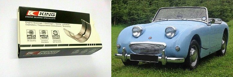 BIG END BEARINGS SET +10 (Austin Healey Frogeye Sprite) (948cc) (1958- 61) 