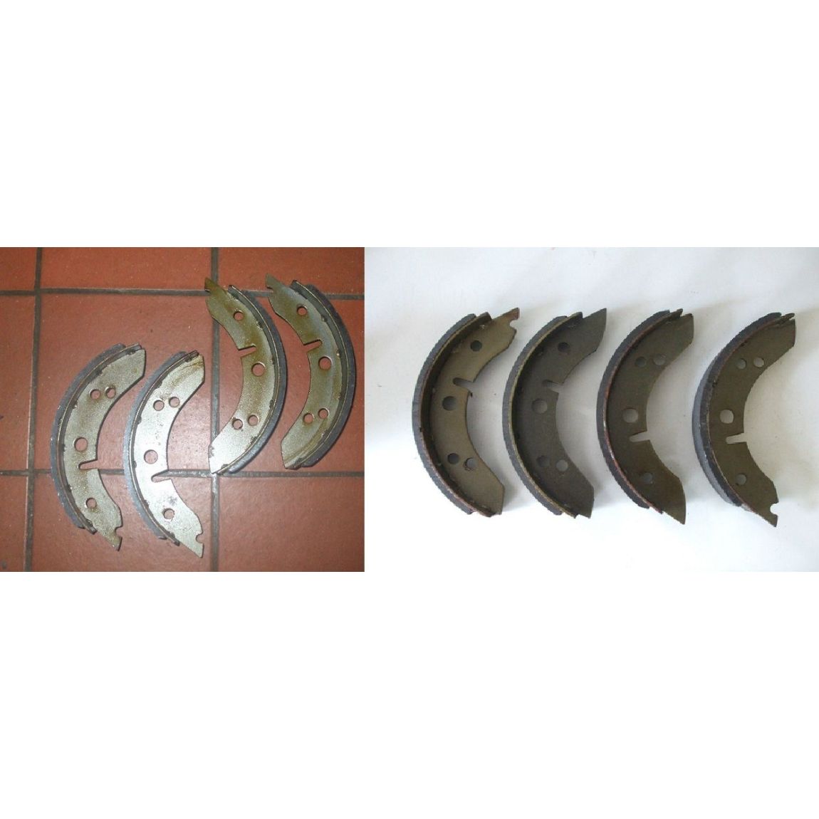 FRONT & REAR BRAKE SHOES SET (Morris Minor) (From 1953- 62 Only) 