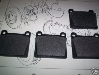 FRONT BRAKE PADS SET (Triumph Herald) (**Type 12**) (1963- 67 Only)  