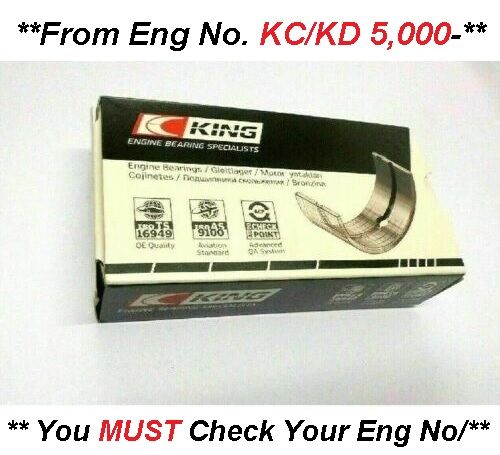BIG END BEARINGS SET +010 (Triumph GT6) (Mk1 Late, Mk2, Mk3) (2.0 Litre) (** See Eng No/.**) (1998cc) (From Sep 67- 74) 