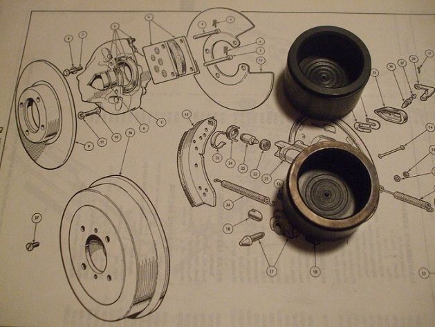 FRONT BRAKE CALIPER PISTONS x2 (Triumph Vitesse 1600cc) (1962- 66) 