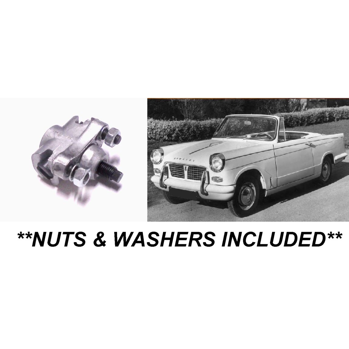 BRAKE ADJUSTER REAR x1 (Triumph Herald & Vitesse) (1959- 71) 