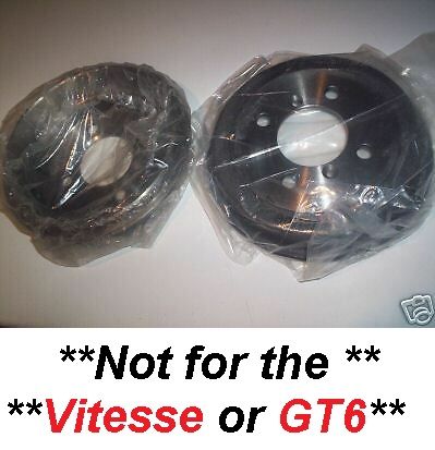 BRAKE DRUMS REAR x2 (Triumph Spitfire) (1962- 80) 