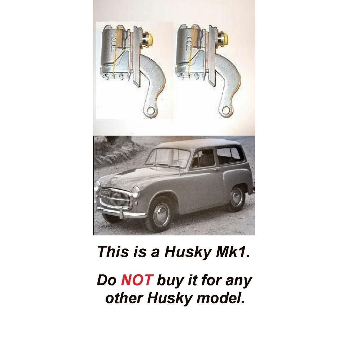 REAR BRAKE WHEEL CYLINDERS x2 (Hillman Husky) (**Mark.1 Only**) (1954- 57 Only)   