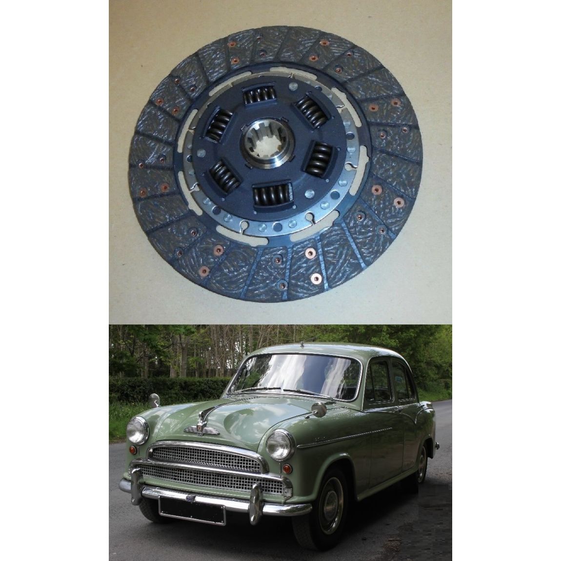 CLUTCH PLATE ONLY (Morris Isis) (Ser.1&2) (2.6 Litre) (1955- 58) 