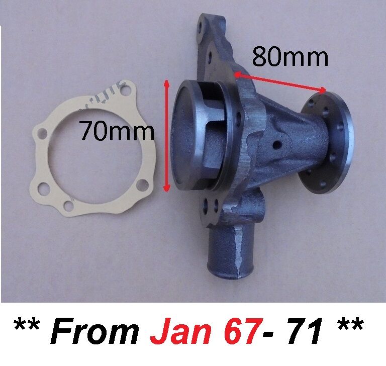 WATER PUMP (Austin A60 Cambridge) (1622cc) (**From Jan 67- 71**) 