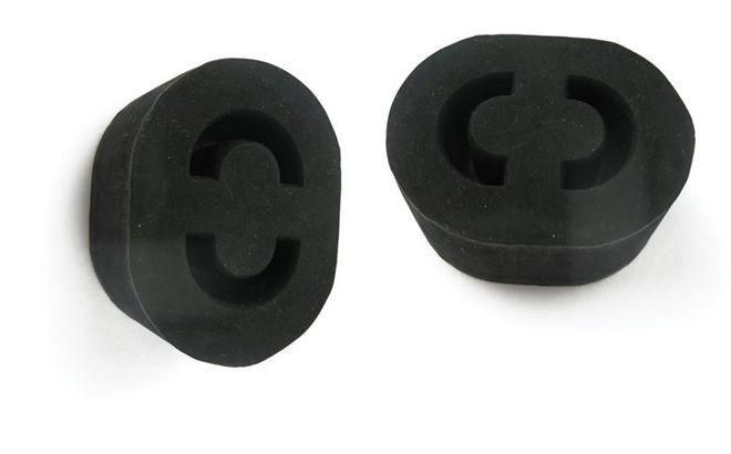 RUBBER FLEXIBLE EXHAUST MOUNTS x2 (Triumph 1300FWD Saloon) (1966- 70) 